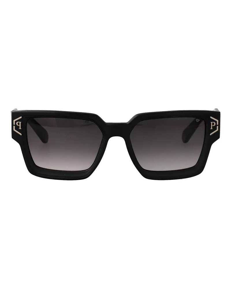 Philipp Plein Sonnenbrille - Schwarz Schwarz
