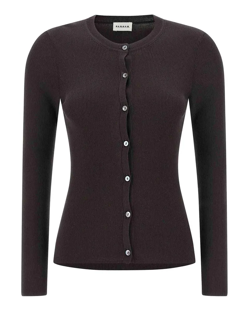 P.A.R.O.S.H. P. A.R. O.S. H. Cardigan - Braun Braun