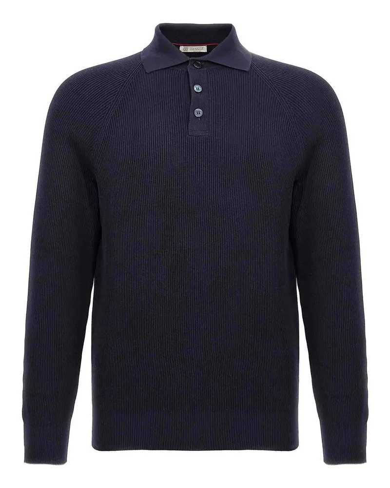 Brunello Cucinelli Poloshirt - Blau Blau