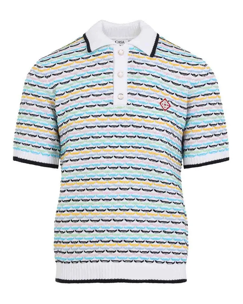 Casablanca Paris Poloshirt - Blau Blau