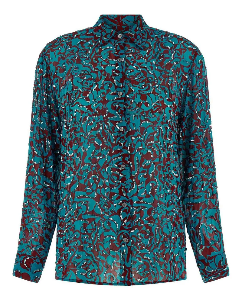 Dries van Noten Hemd - Hellblau Hellblau