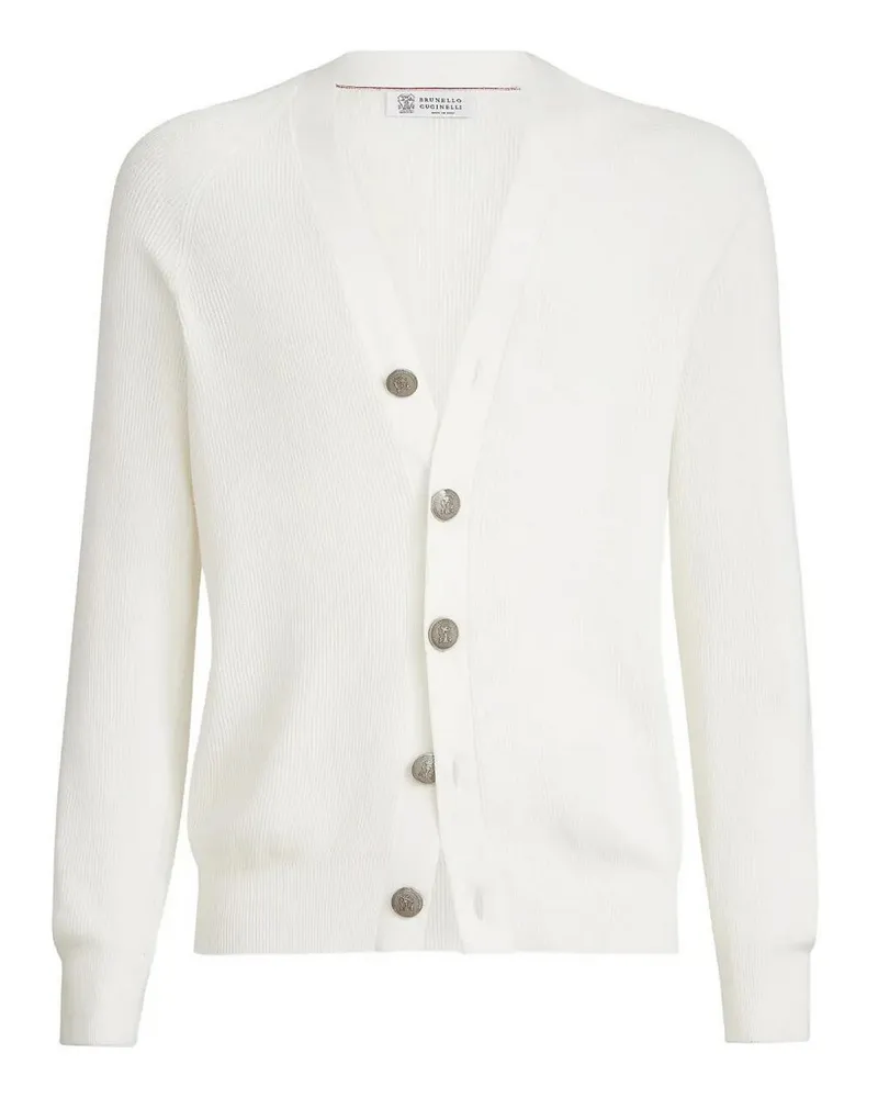 Brunello Cucinelli Cardigan - Weiß Weiß