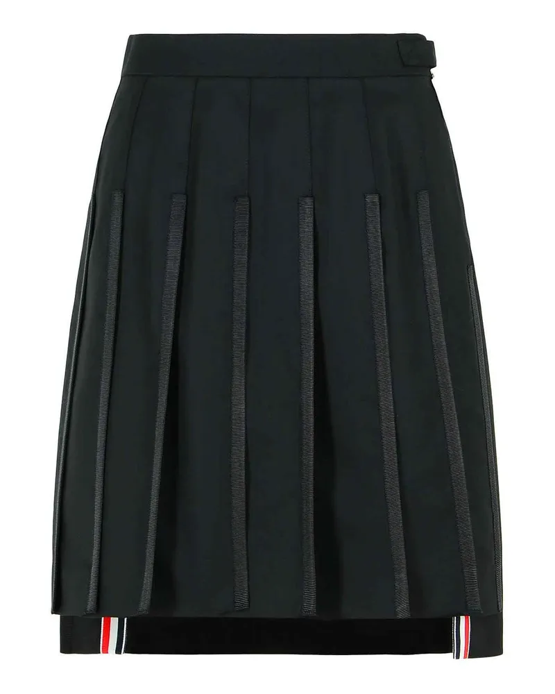 Thom Browne Minirock - Schwarz Schwarz