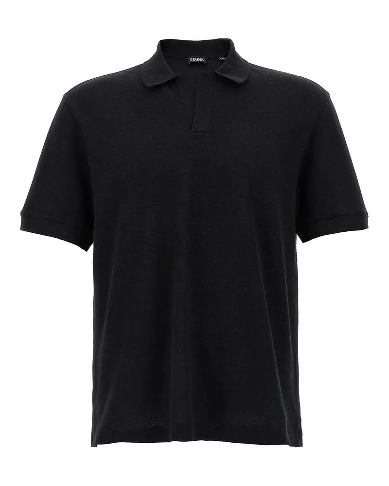 Ermenegildo Zegna Poloshirt - Schwarz Schwarz