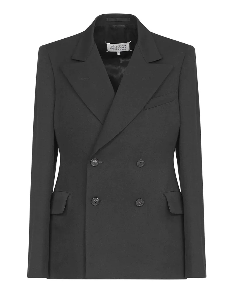 Maison Margiela Blazer - Schwarz Dunkelgrau