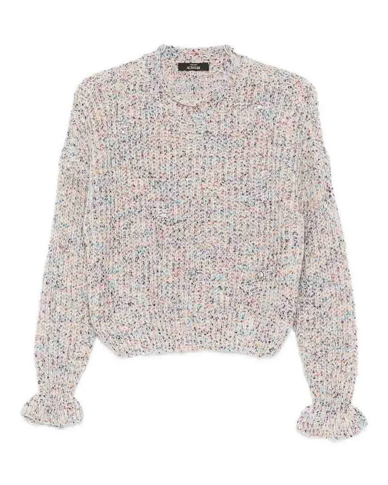 Twin-Set U-Boot-Pullover - Grau Grau