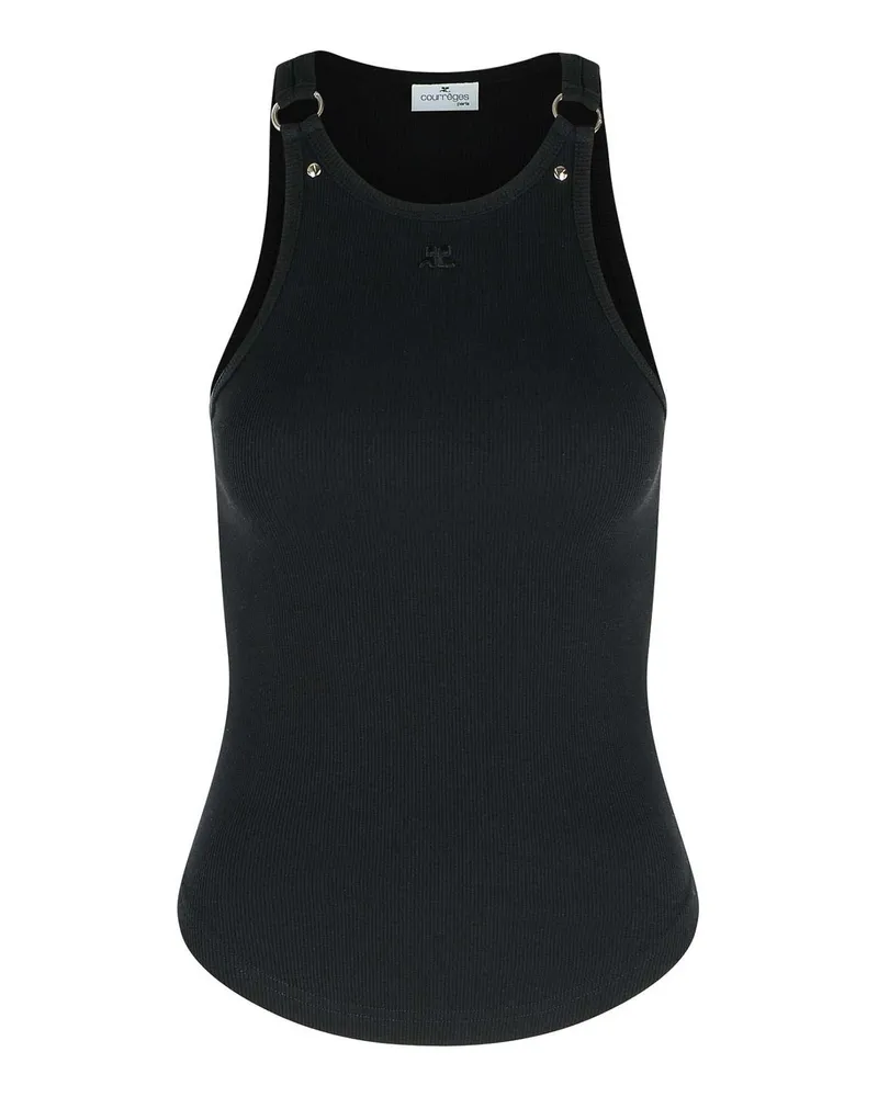 Courrèges Top - Schwarz Schwarz