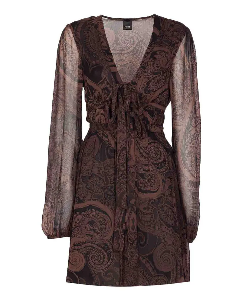 Pinko Knielanges Kleid - Braun Braun