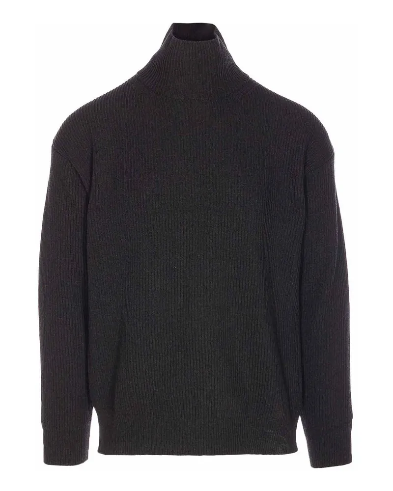 AURALEE Rollkragenpullover - Schwarz Schwarz