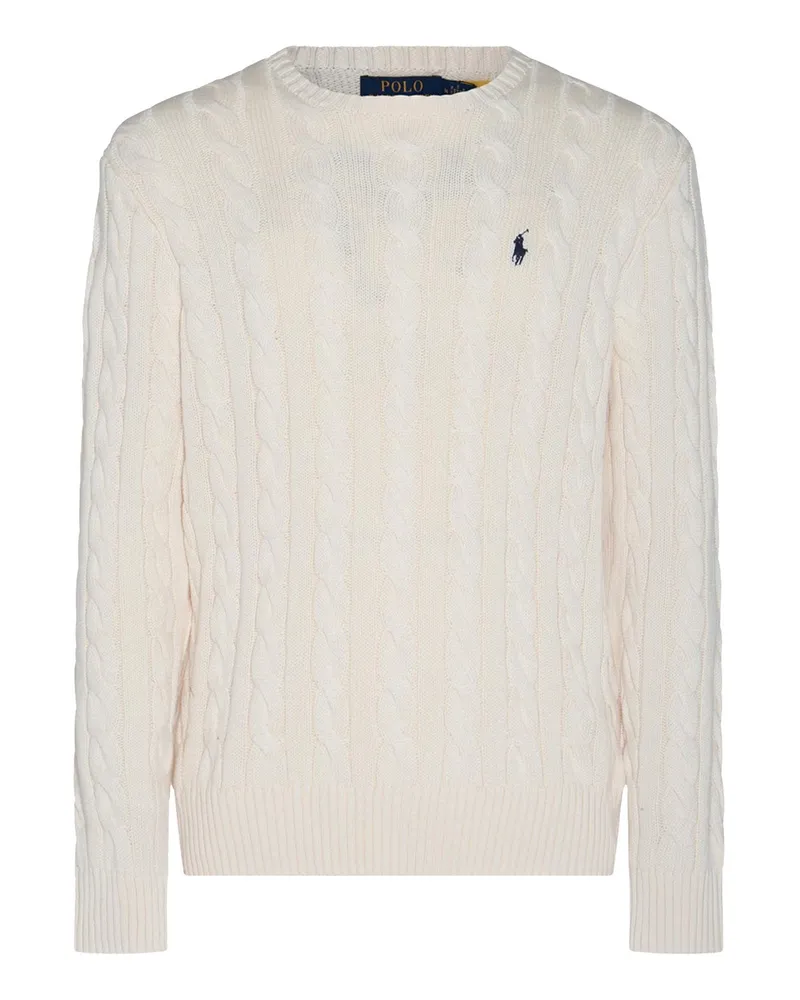 Ralph Lauren Rundhalspullover - Weiß Weiß
