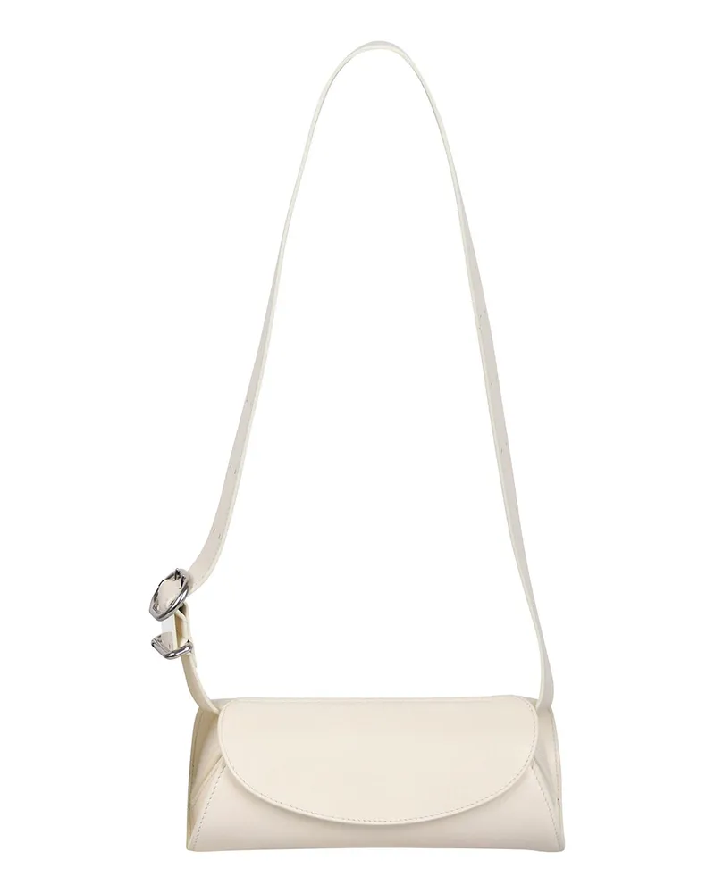 Jil Sander Umhängetasche - Beige Weiß