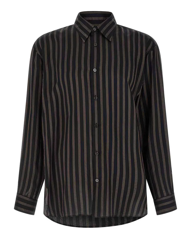 Dries van Noten Hemd - Schwarz Schwarz