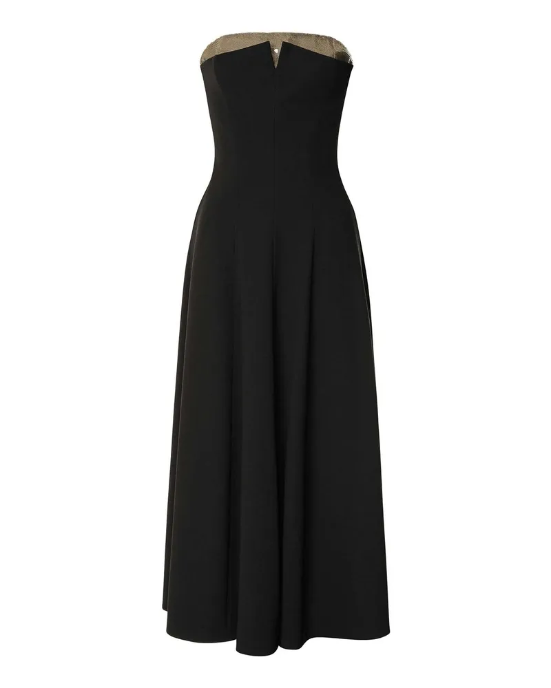 Alberta Ferretti Abendkleid - Schwarz Schwarz