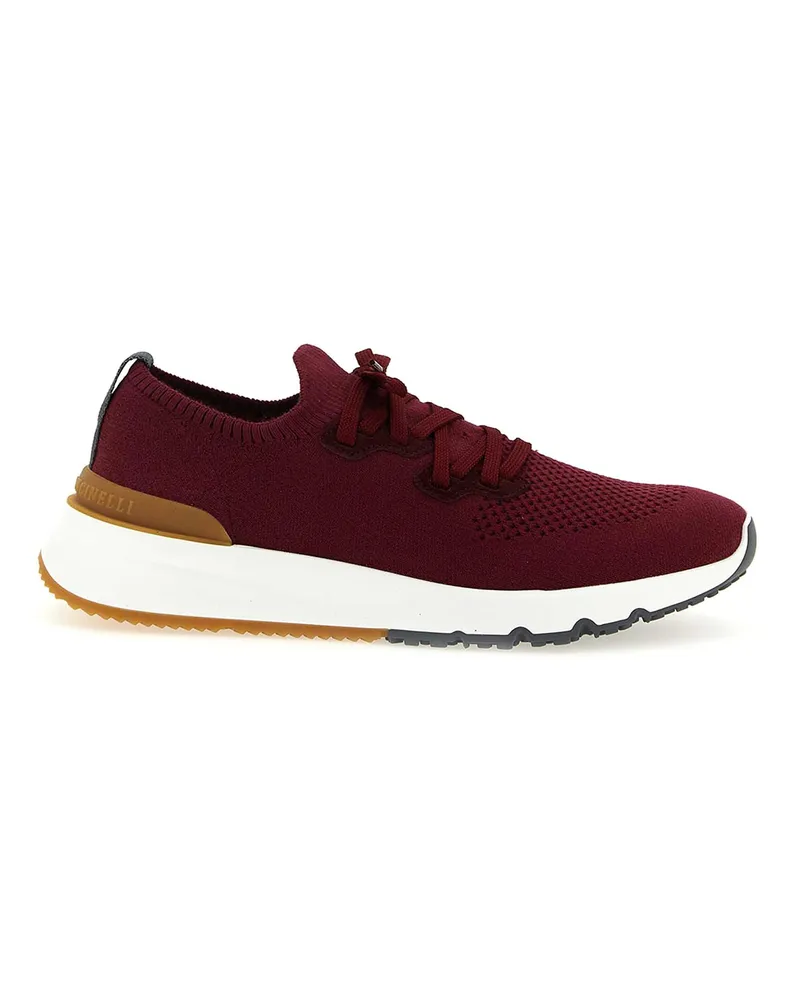Brunello Cucinelli Sneaker - Dunkelrot Dunkelrot