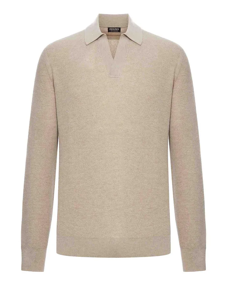 Ermenegildo Zegna Poloshirt - Nude Nude