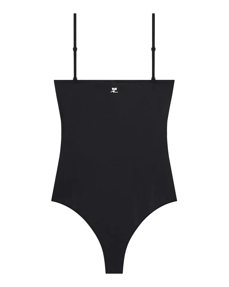 Courrèges Badeanzug - Schwarz Schwarz