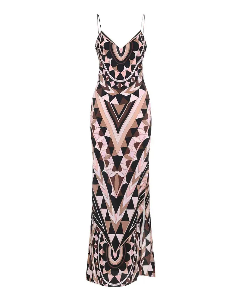 Emilio Pucci Maxikleid - Nude Nude