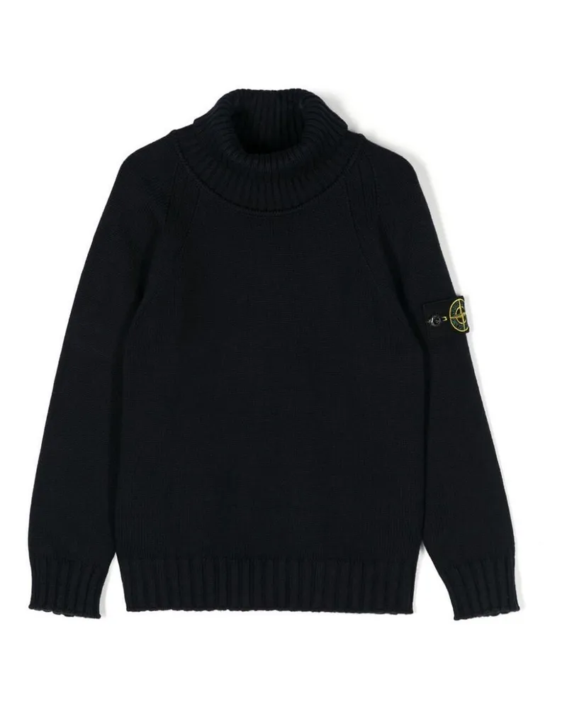 Stone Island Rundhalspullover - Blau Blau