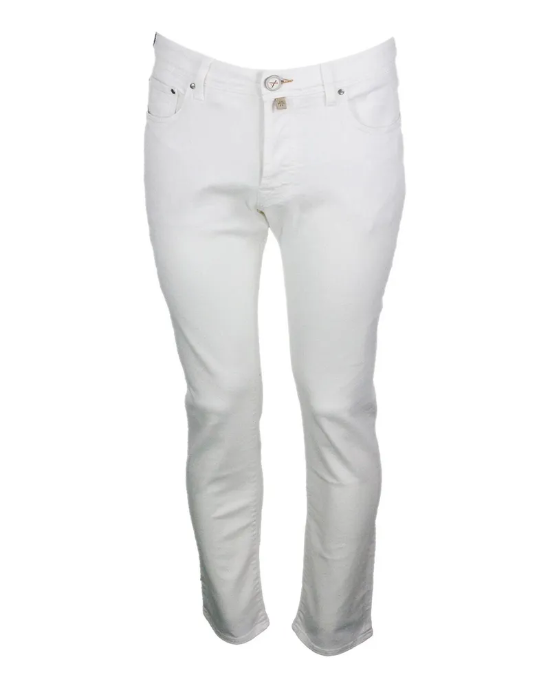 Jacob Cohën Casual Hose - Weiß Weiß