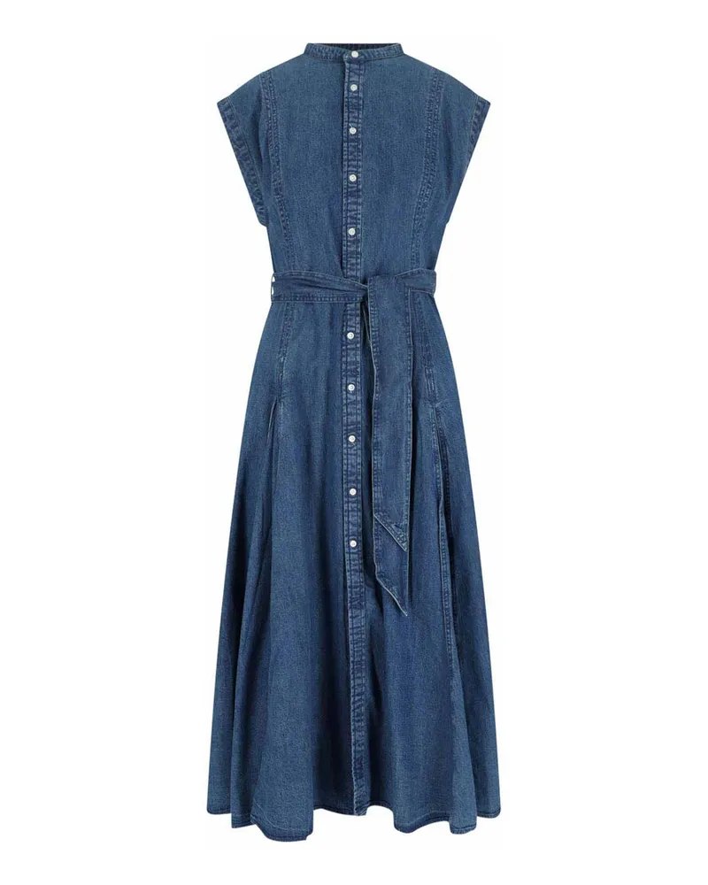Ralph Lauren Knielanges Kleid - Blau Blau