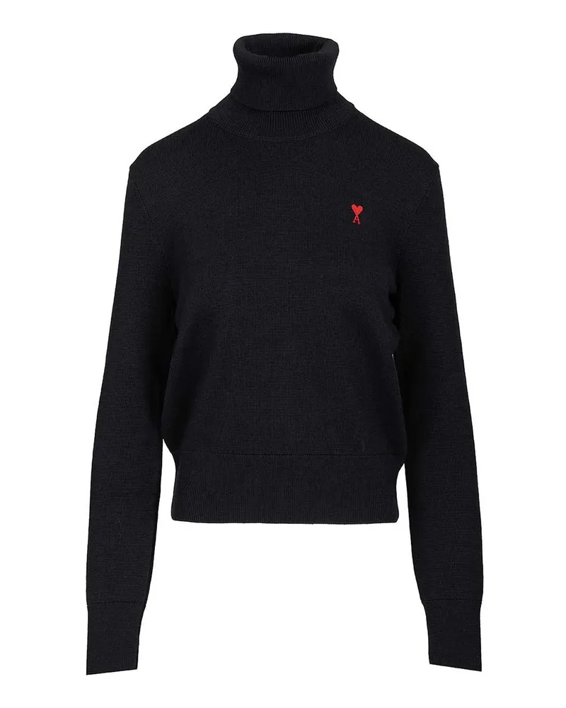 AMI Paris Rundhalspullover - Blau Blau