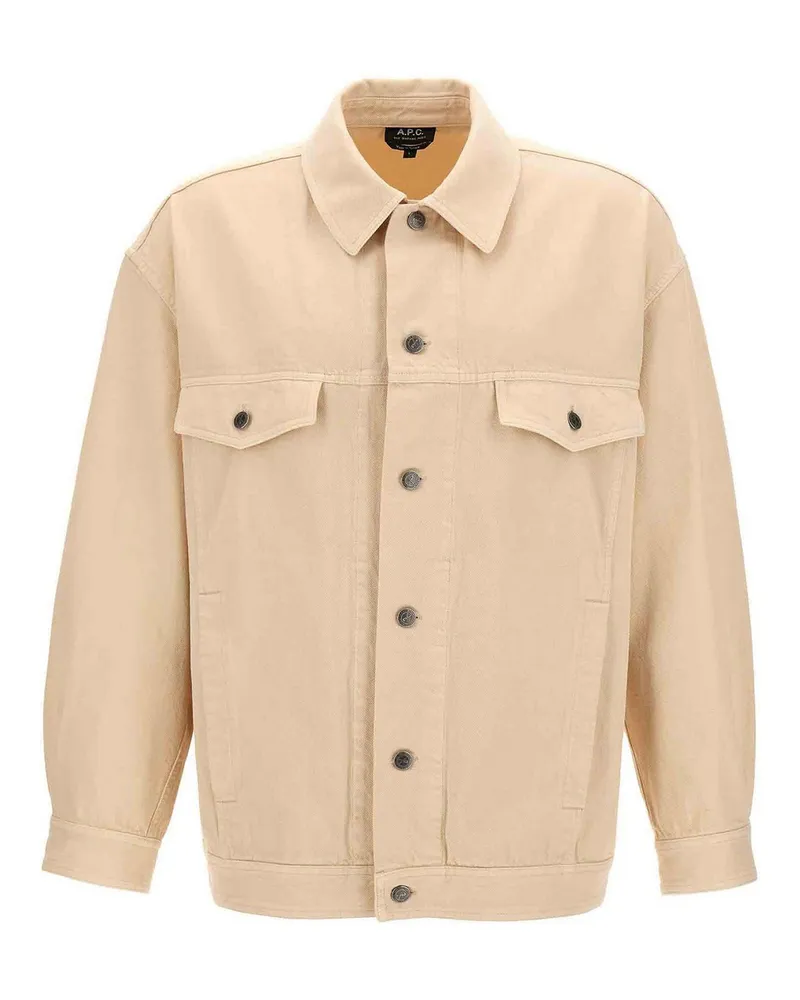 A.P.C. A. P.C. Jeansjacke - Beige Beige