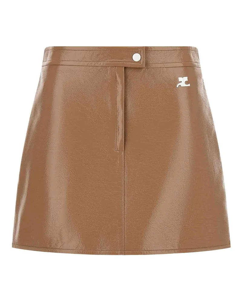 Courrèges Minirock - Beige Beige
