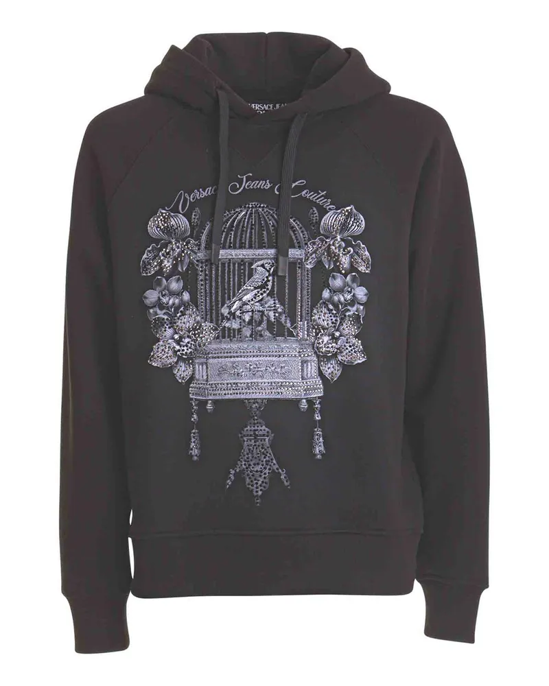 Versace Jeans Rundhalspullover - Schwarz Schwarz