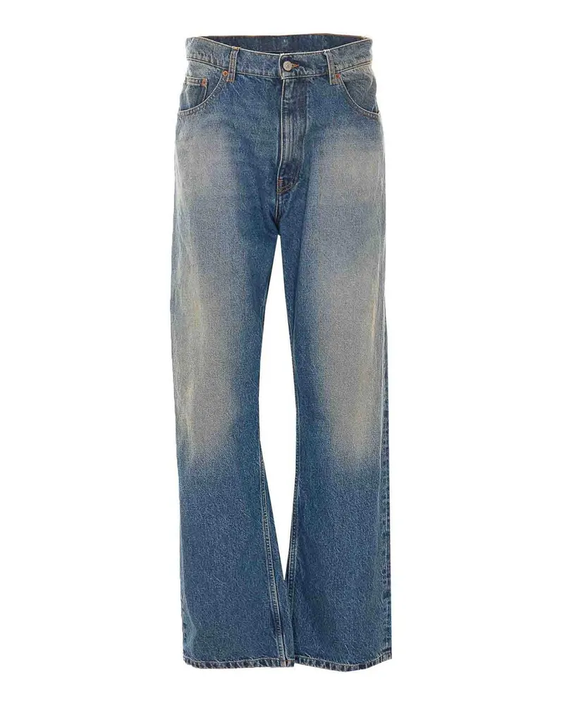 Maison Margiela Straight Leg Jeans - Blau Blau