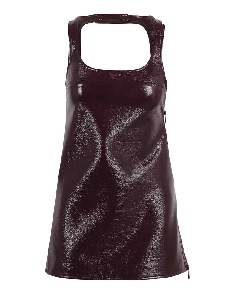Courrèges Kurzes Kleid - Rot Rot