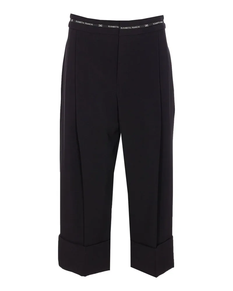 Elisabetta Franchi Casual Hose - Schwarz Schwarz