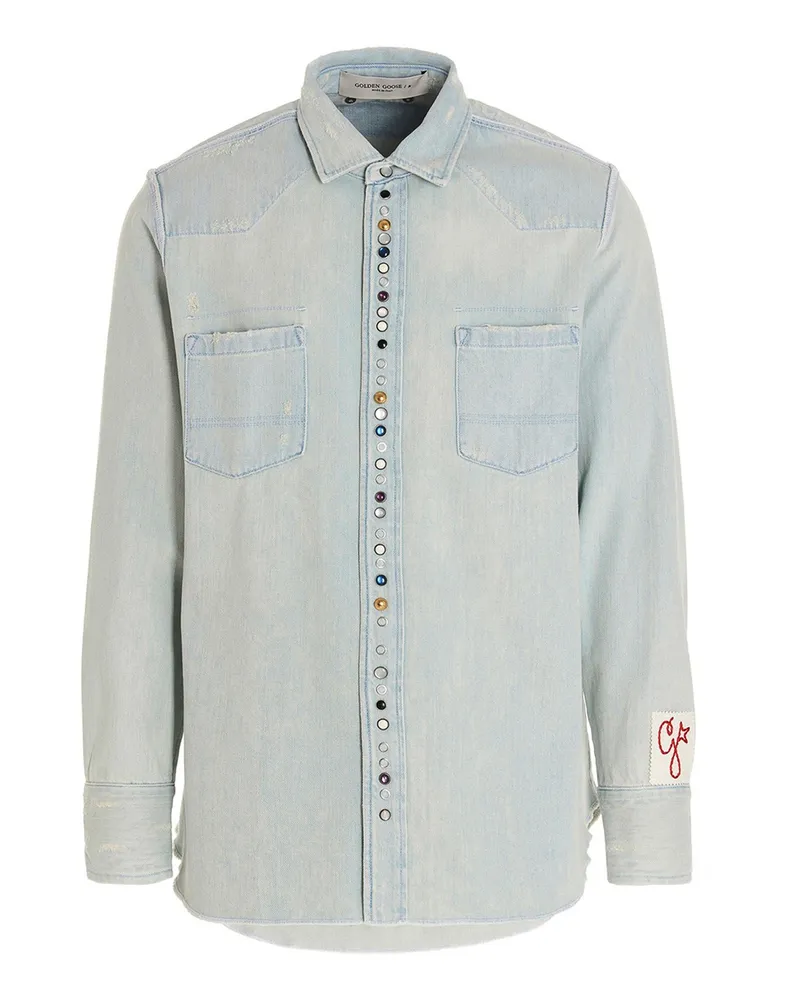 Golden Goose Hemd - Hellblau Hellblau