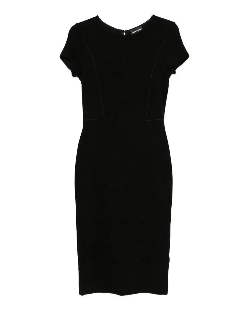 Emporio Armani Knielanges Kleid - Schwarz Schwarz