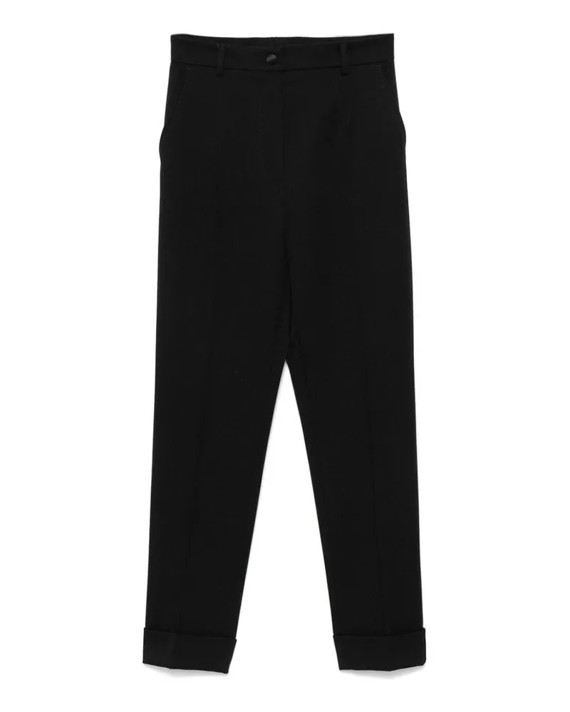 Dolce & Gabbana Casual Hose - Schwarz Schwarz