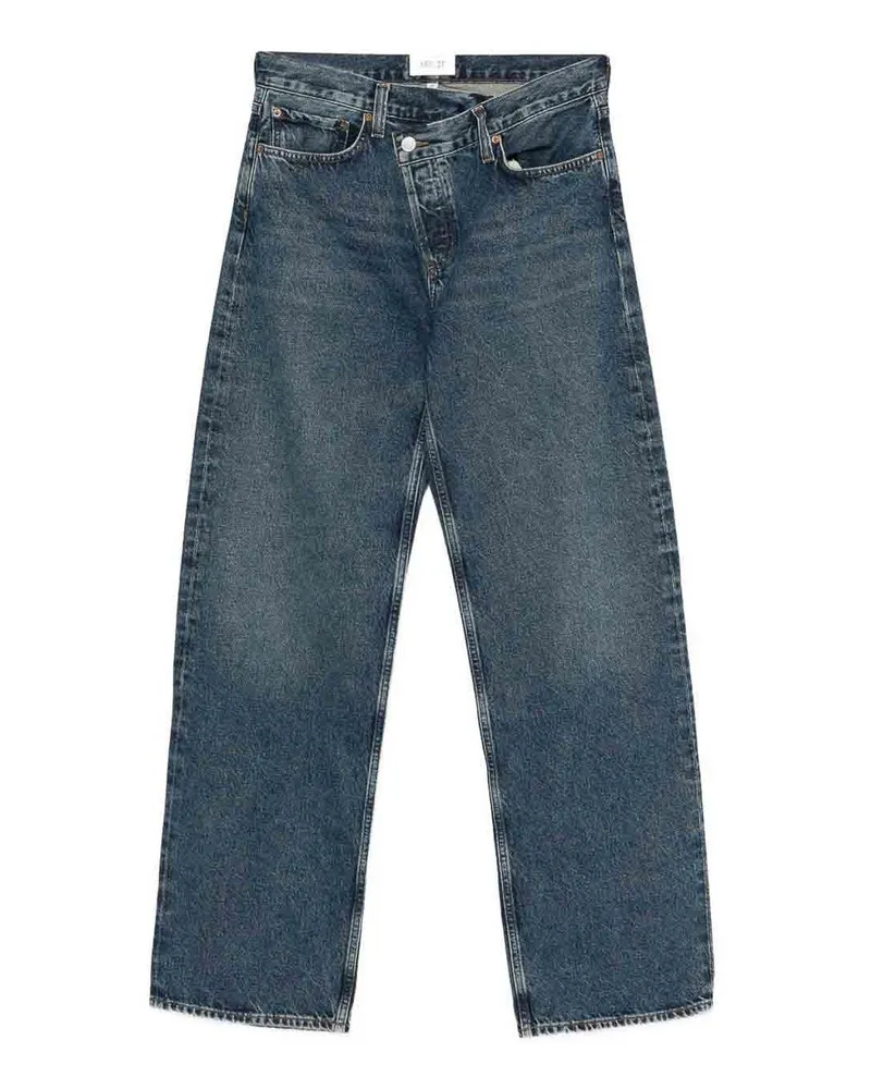 AGOLDE Straight Leg Jeans - Blau Blau