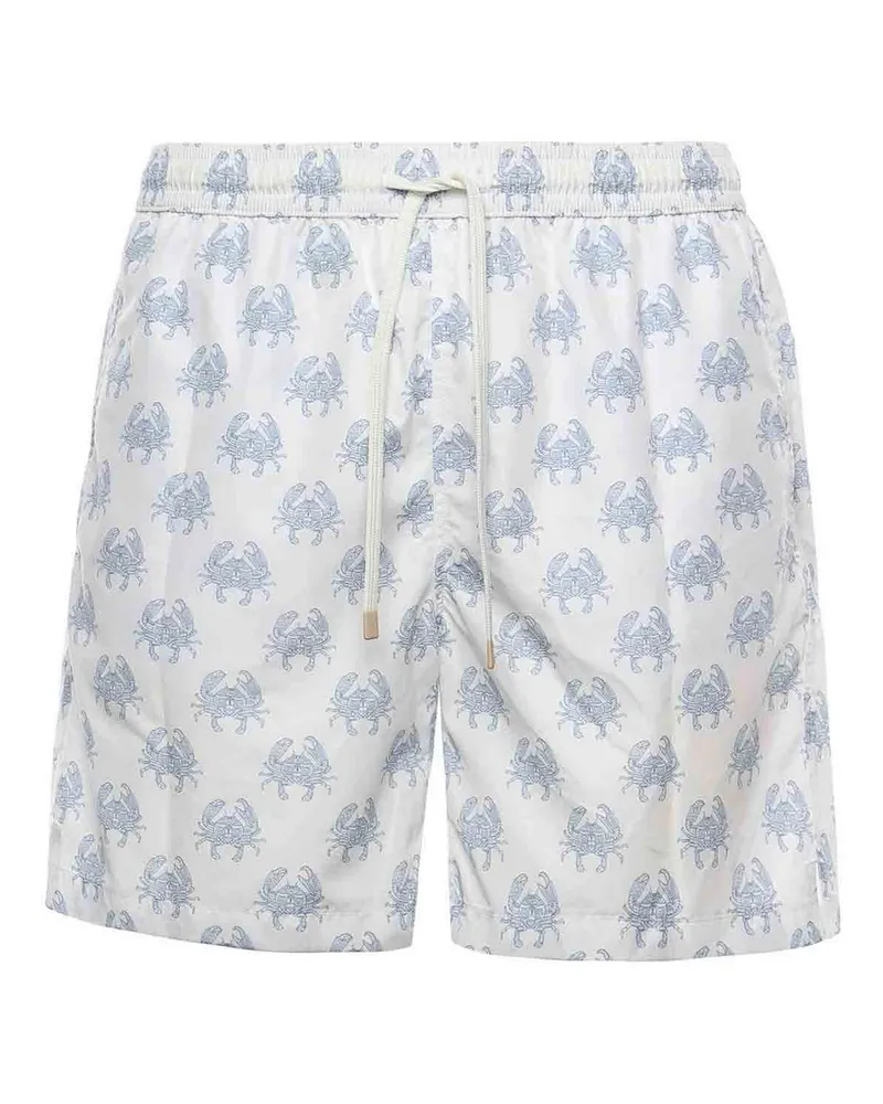 Eleventy Badehose - Braun Weiß