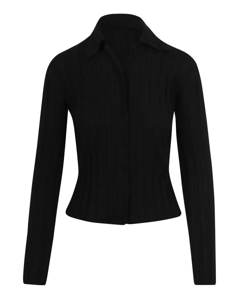 PLAN C Cardigan - Schwarz Schwarz