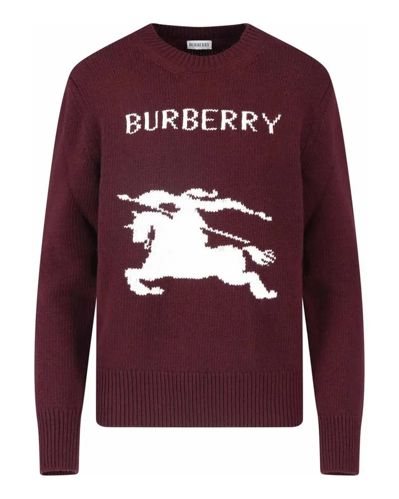 Burberry Rundhalspullover - Rot Rot