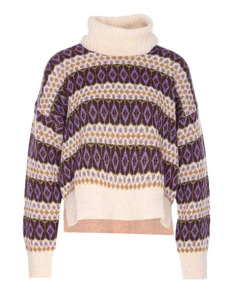 Liu Jo Rundhalspullover - Bunt Bunt
