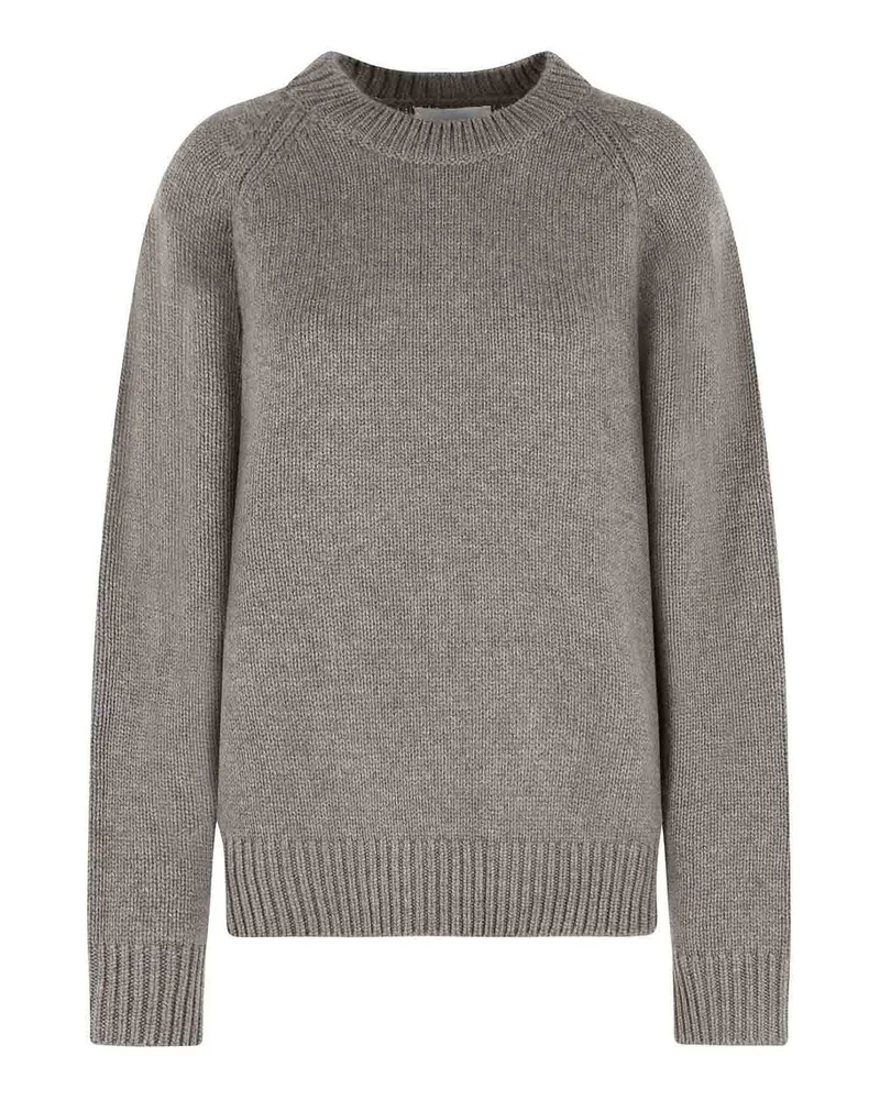 Lisa Yang Rundhalspullover - Beige Beige