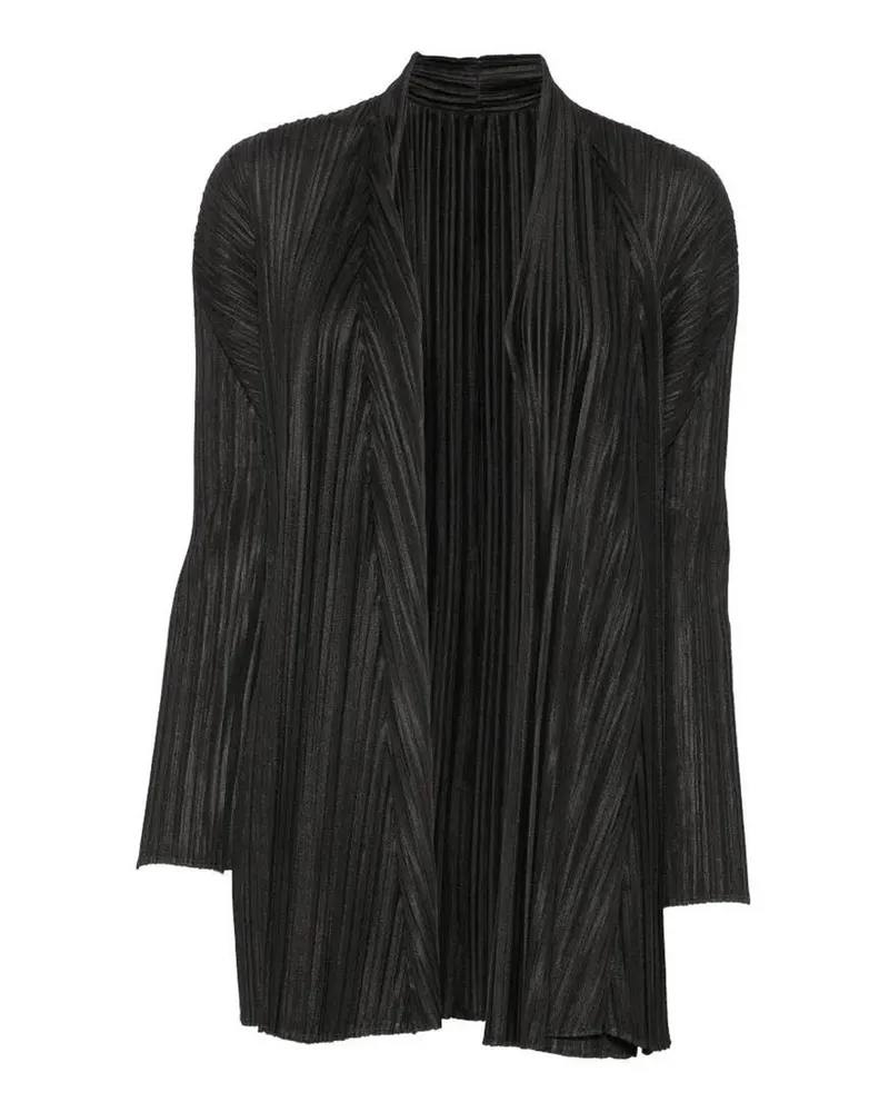 Issey Miyake Cardigan - Schwarz Schwarz