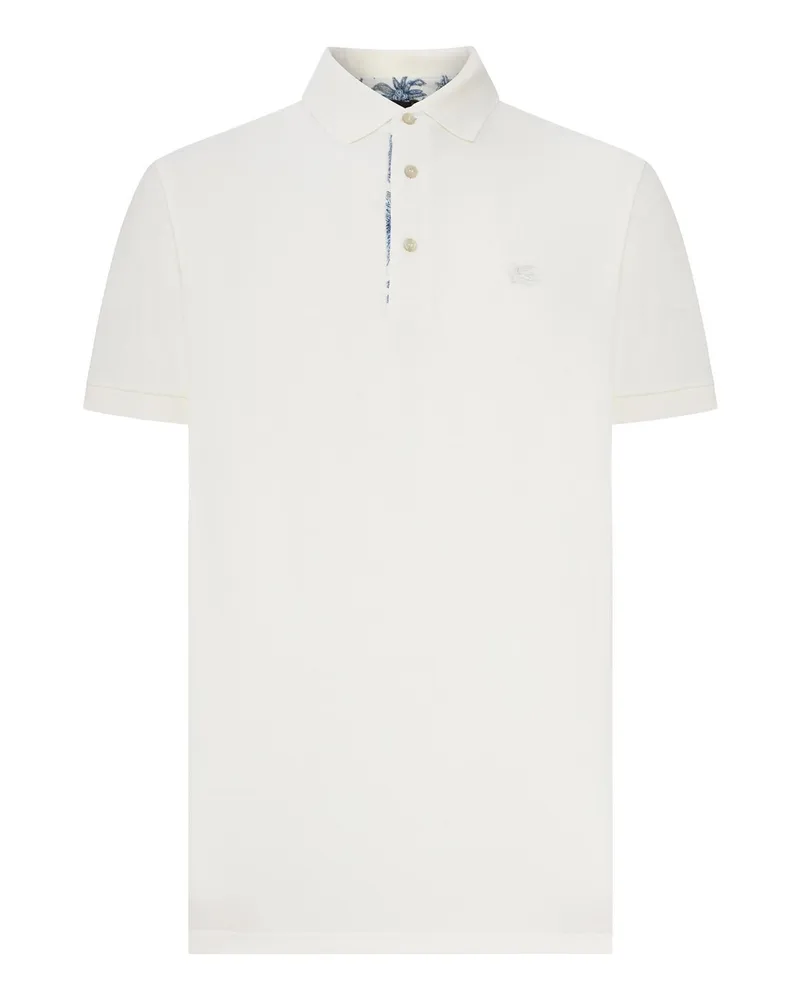 Etro Poloshirt - Weiß Weiß