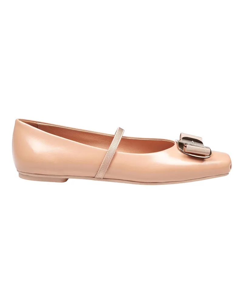 Ferragamo Ballerinas - Beige Beige
