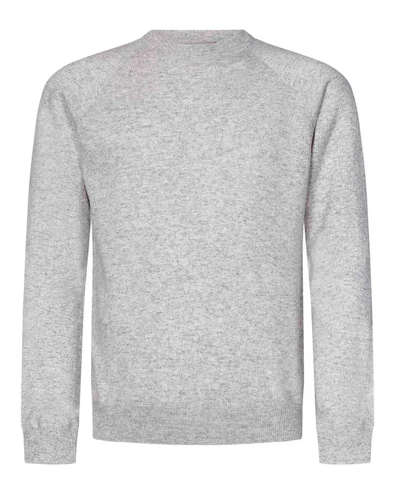Herno Rundhalspullover - Grau Grau