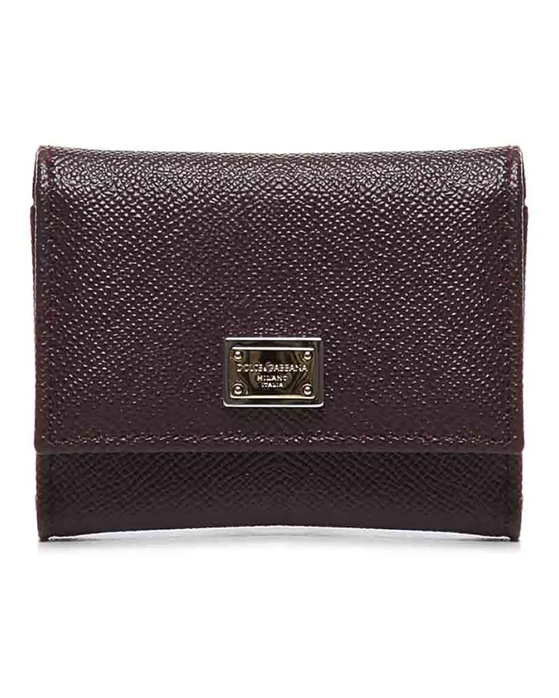 Dolce & Gabbana Portemonnaie - Dunkelrot Dunkelrot