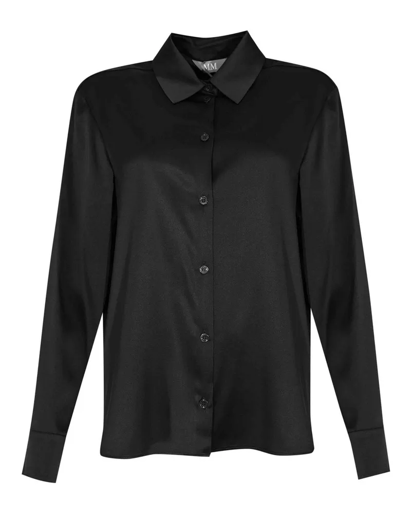 Max Mara Hemd - Schwarz Schwarz