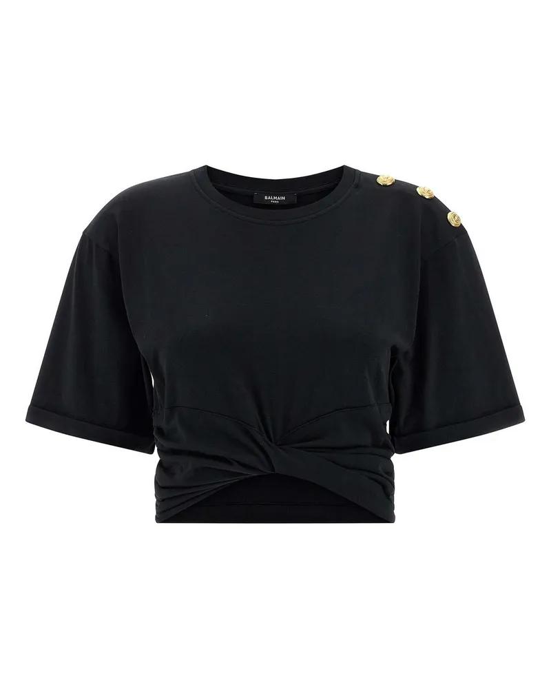 Balmain T-Shirt - Schwarz Schwarz