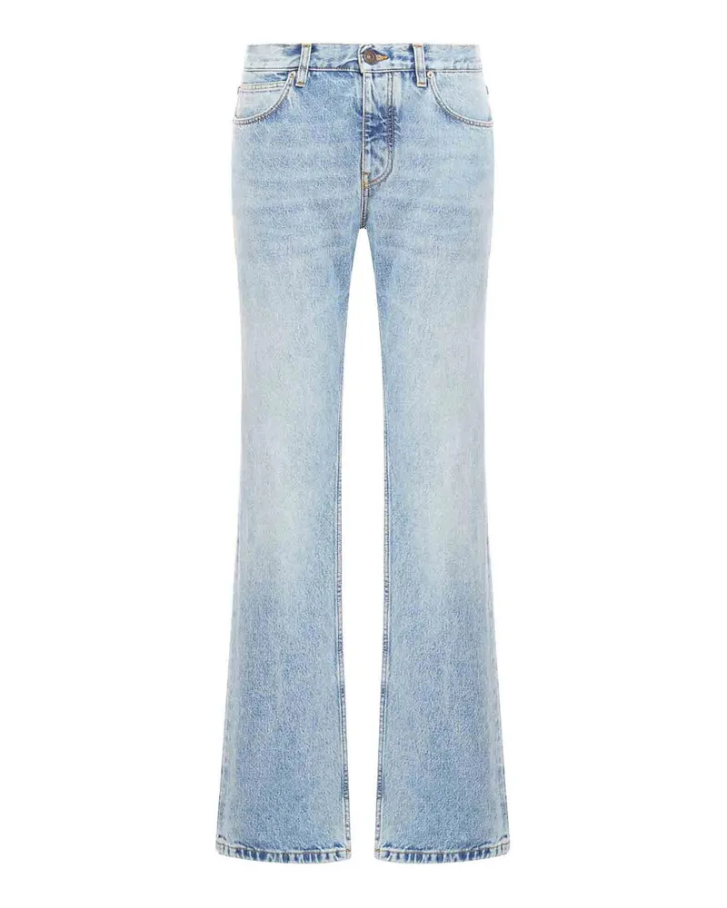 Balenciaga Straight Leg Jeans - Blau Blau