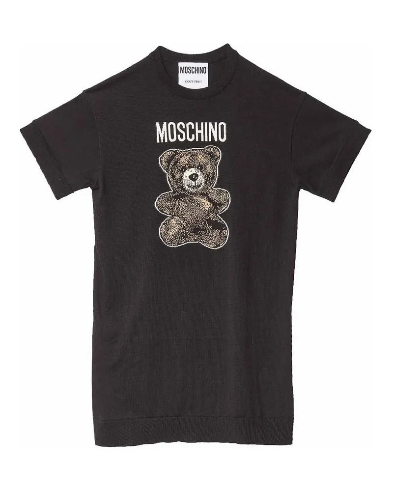 Moschino Knielanges Kleid - Schwarz Schwarz