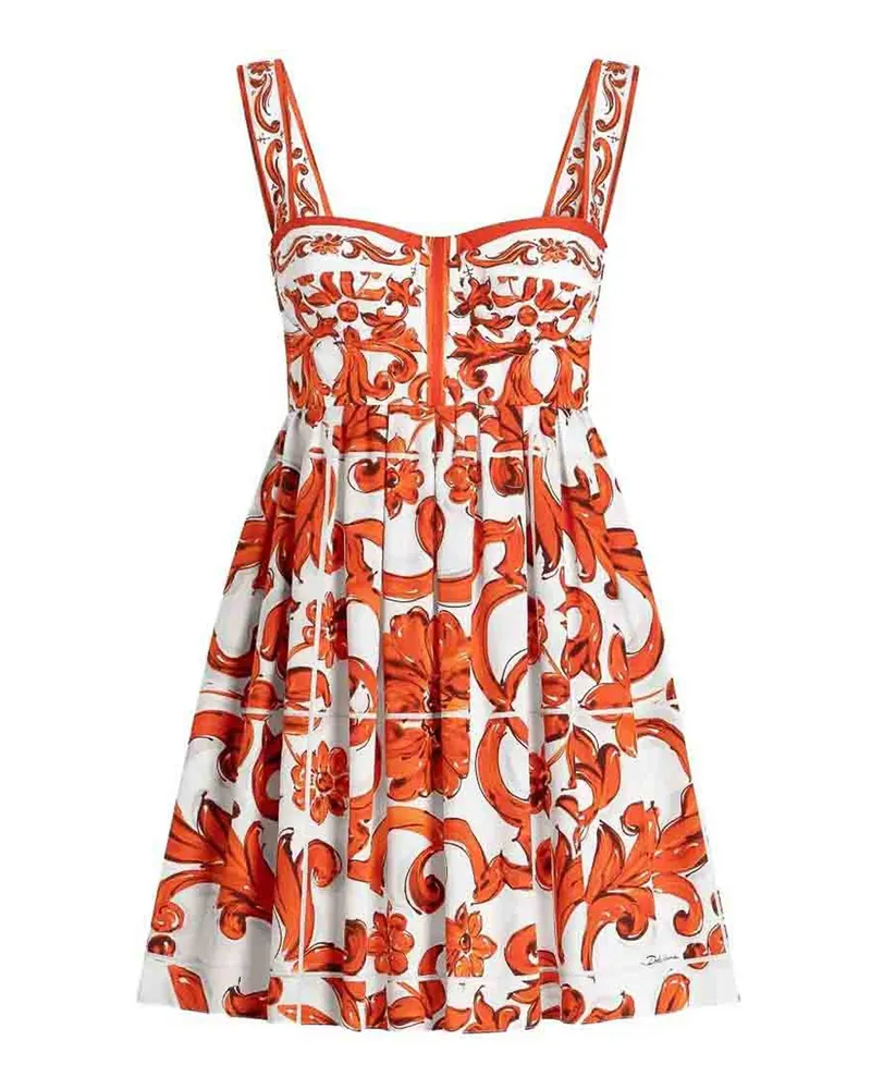 Dolce & Gabbana Kurzes Kleid - Weiß Weiß